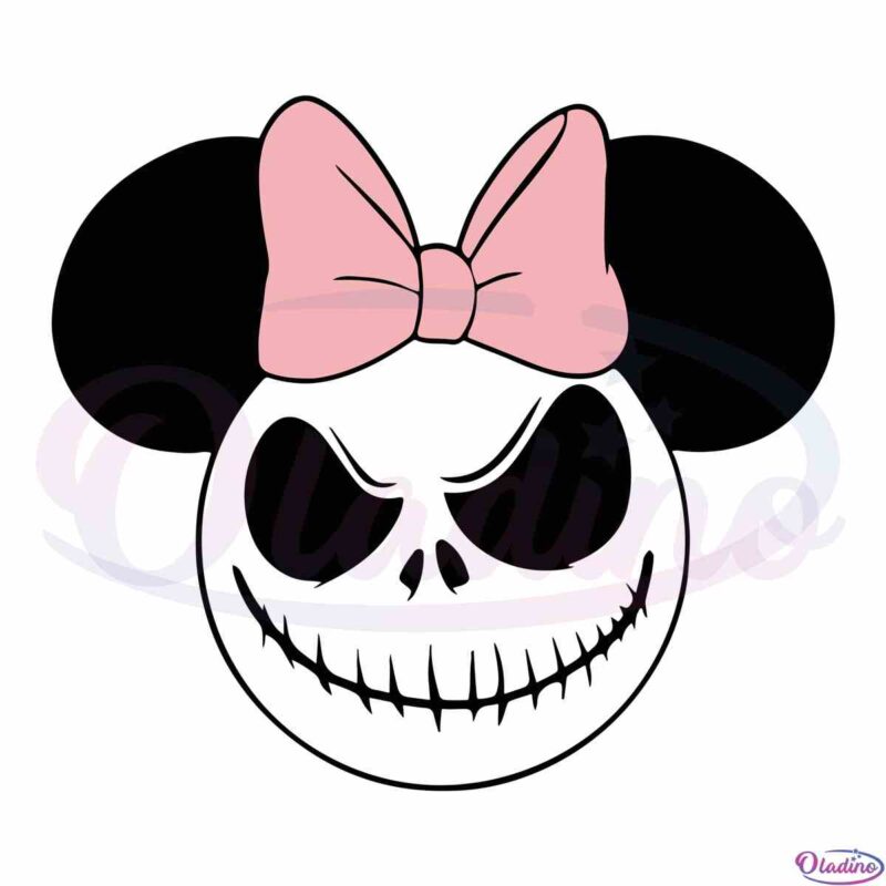 Minnie Mouse Halloween SVG Cutting File For Personal Commercial Uses