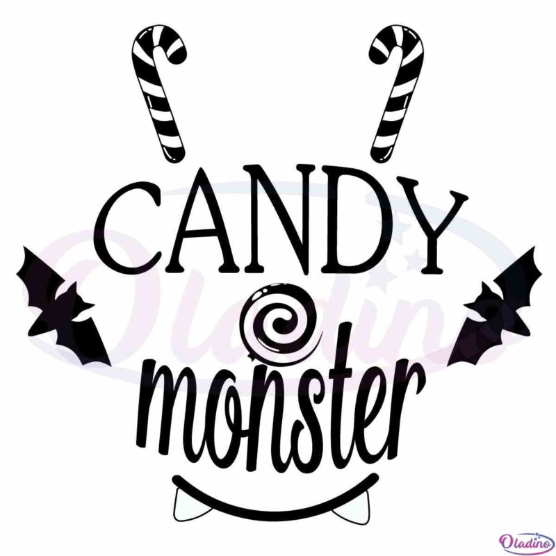 Candy Monster Svg