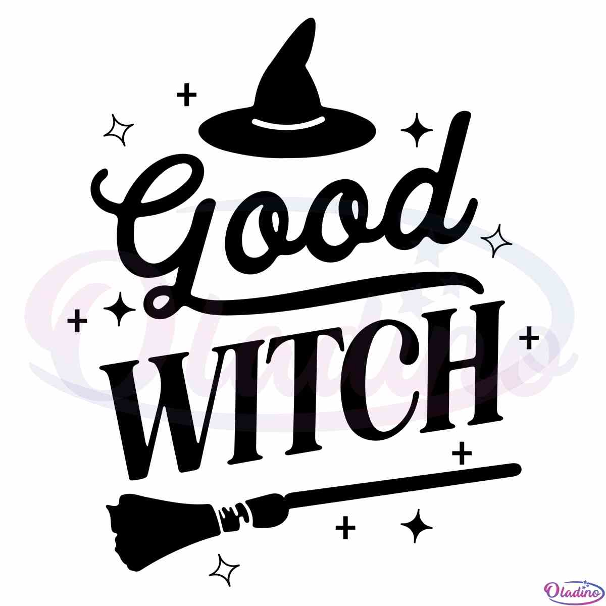 Good Witch Broom SVG Files For Cricut Sublimation Files