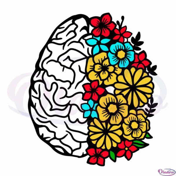 brain-colorful-floral-svg-files-for-cricut-sublimation-files