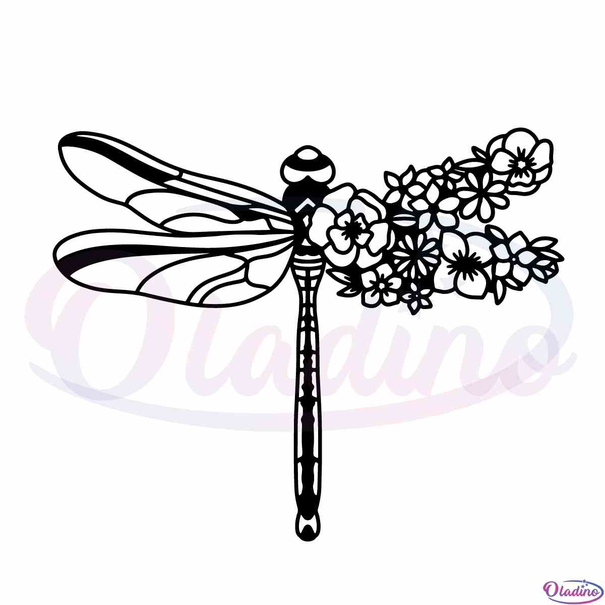 retro-dragonfly-floral-svg-for-cricut-sublimation-files