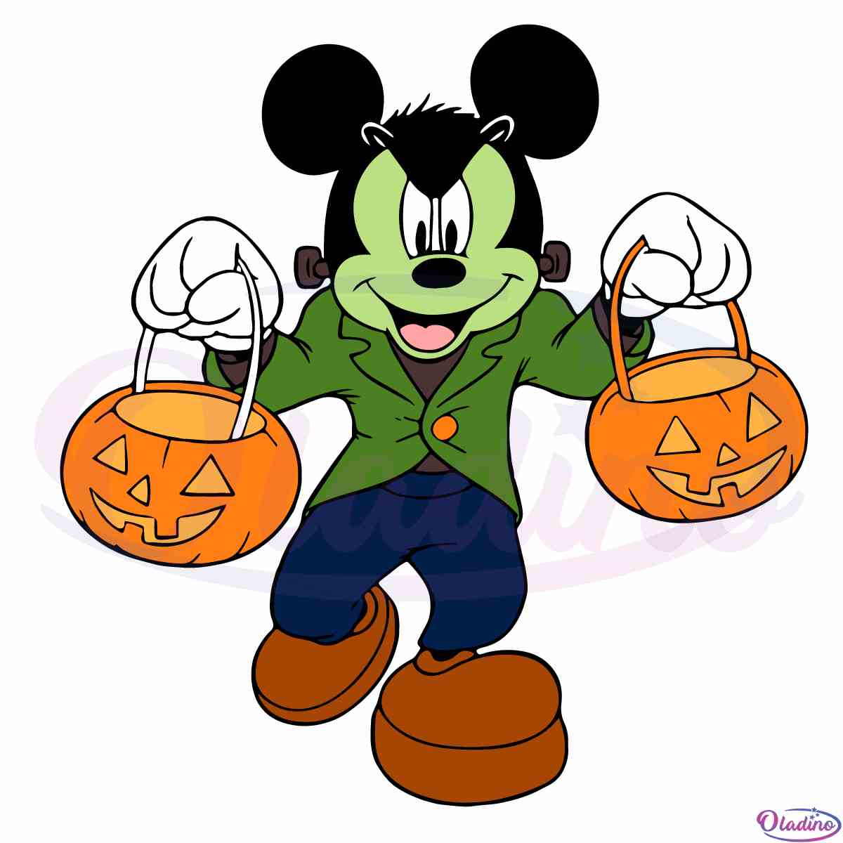 Halloween Mickey And Pumpkin Bag SVG for Cricut Sublimation Files