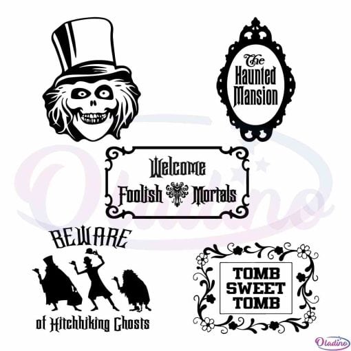 The Haunted Mansion Bundle SVG For Cricut Sublimation Files