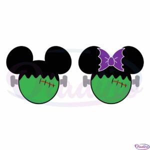 mickey-minnie-frankenstein-halloween-svg-cutting-file