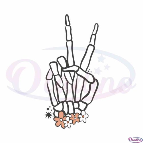 halloween-skeleton-peace-sign-svg-cutting-files