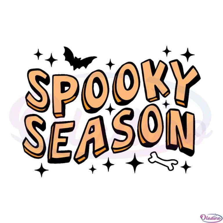 Retro Groovy Spooky Season Halloween SVG Digital File