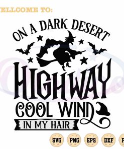 halloween-witch-svg-on-a-dark-desert-highway-cutting-file