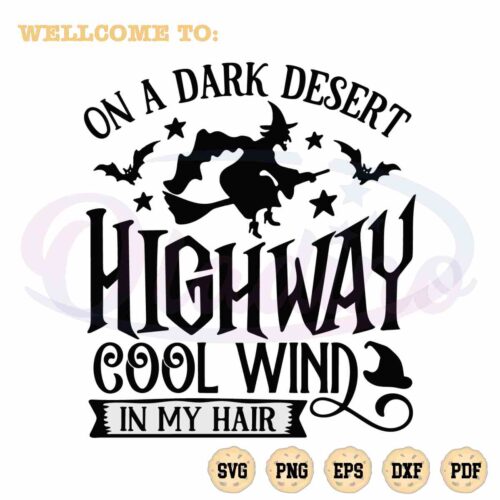 halloween-witch-svg-on-a-dark-desert-highway-cutting-file