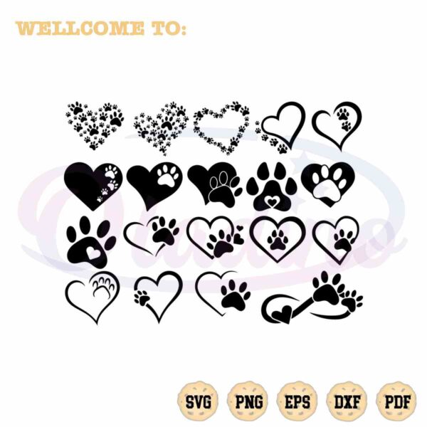 dog-paw-heart-bundle-svg-best-graphic-design-cutting-file