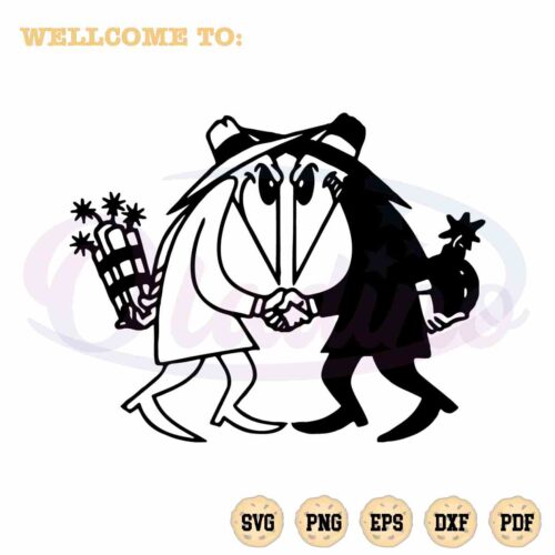 spy-vs-spy-comic-strip-svg-best-graphic-design-cutting-file