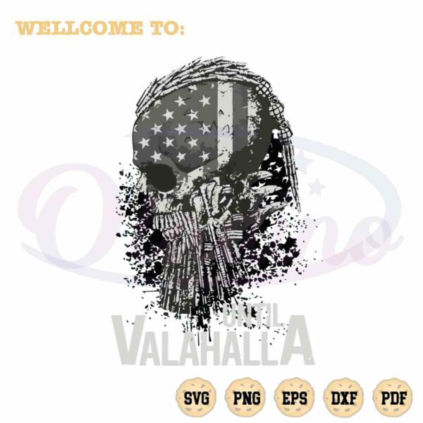 halloween-skull-until-valhalla-american-flag-svg-cutting-file