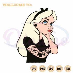 alice-tattoo-svg-alice-in-wonderland-cutting-digital-files