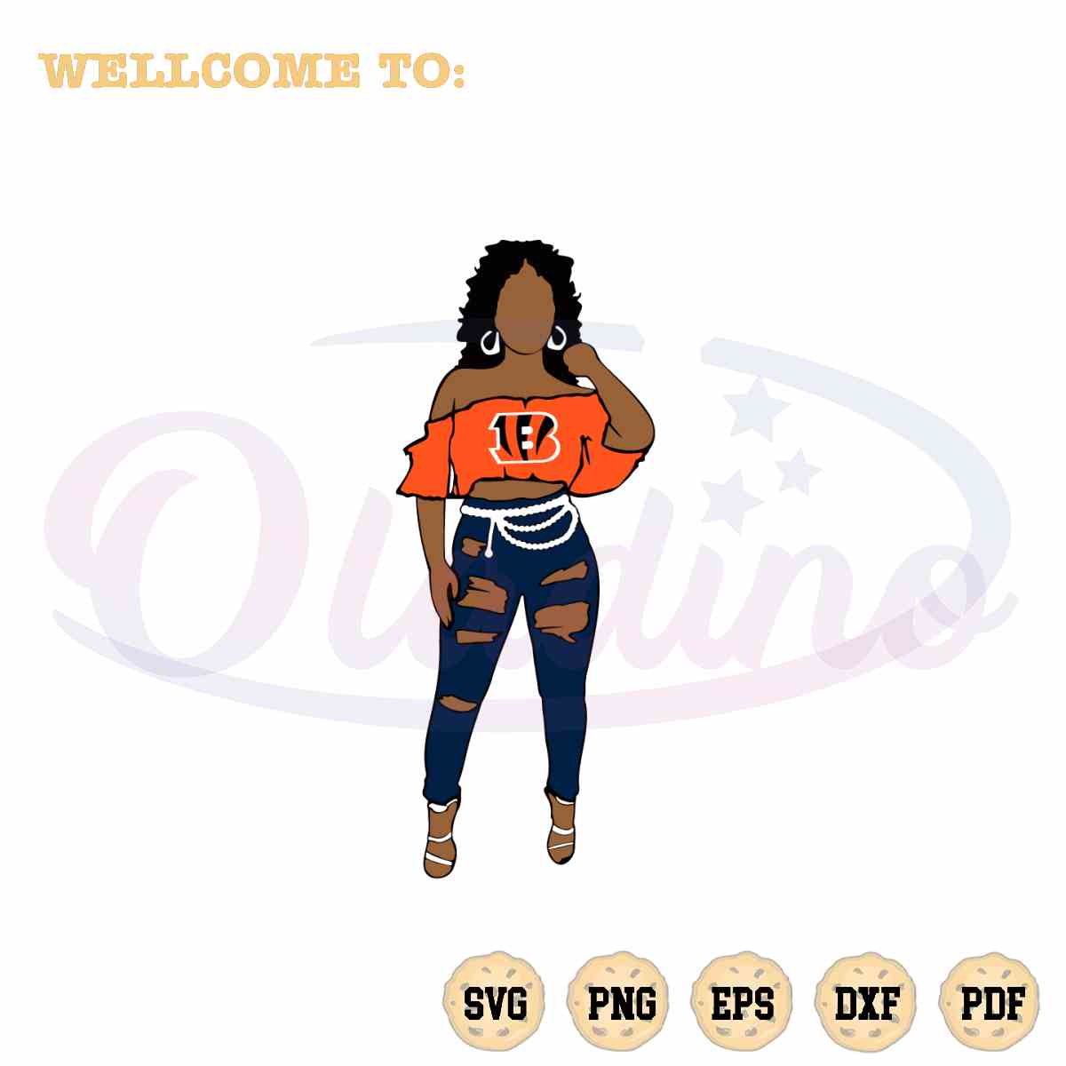 Womens Bengals Svg 