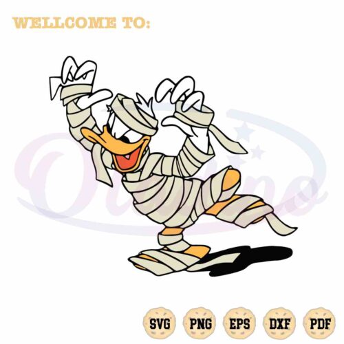 mummy-donald-duck-svg-halloween-disney-cutting-digital-files