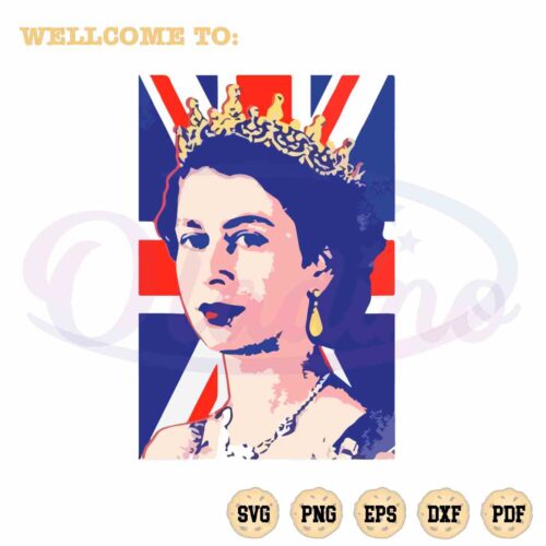 elizabeth-ii-portrait-watercolor-svg-graphic-design-cutting-files