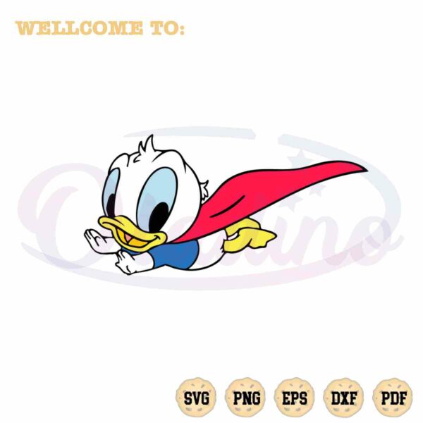 baby-donald-duck-as-a-superhero-svg-for-cricut-sublimation-files