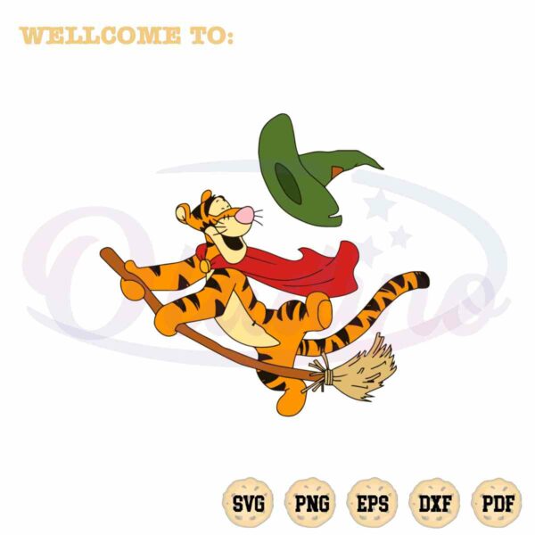 halloween-tigger-witch-with-broom-svg-files-silhouette-diy-craft