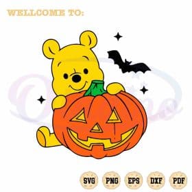 Halloween Bat Pumpkin Bear SVG for Cricut Sublimation Files