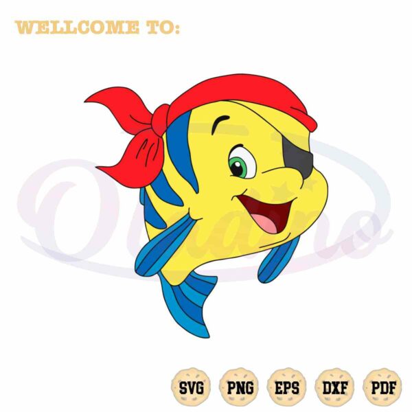 flounder-the-little-mermaid-disney-best-design-svg-digital-files