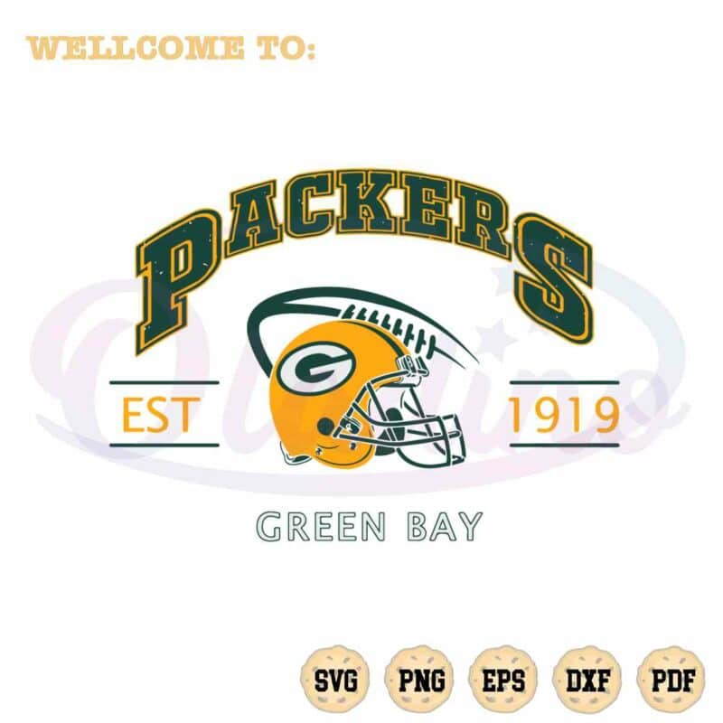 Green Bay Packers Black SVG  Green Bay Packers NFL Logo vector File