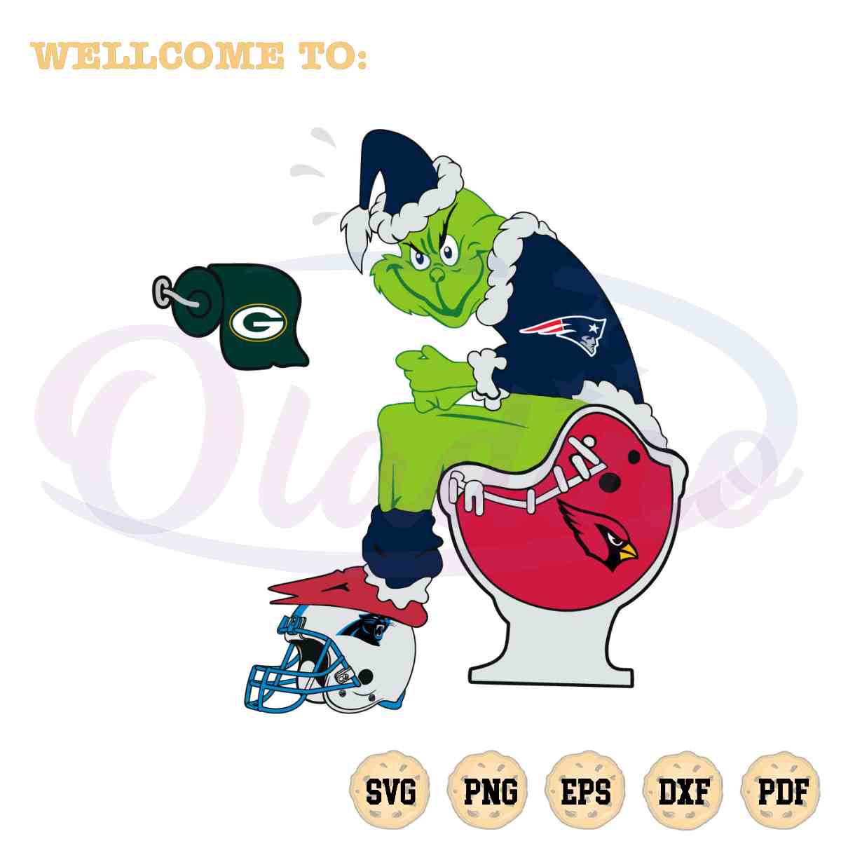 NFL New England Patriots Christmas Countdown Decals