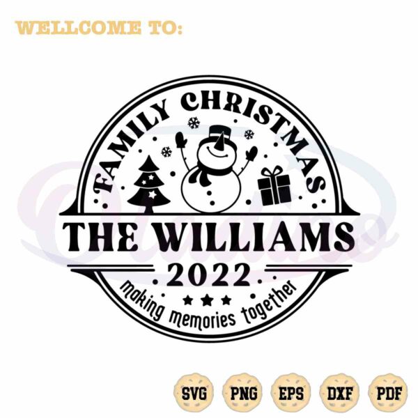 family-christmas-the-williams-svg-snow-man-graphic-design-file