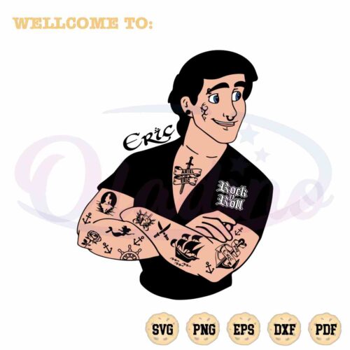 prince-eric-gangster-svg-disney-character-graphic-design-file