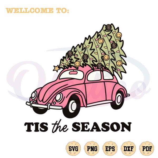 aesthetic-tis-the-season-christmas-svg-graphic-design-cutting-file