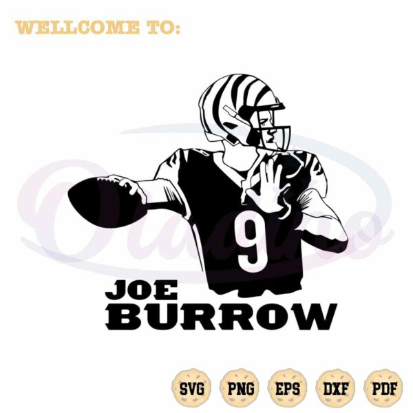 joe-burrow-bengal-player-for-cameo-svg-best-graphic-designs-files