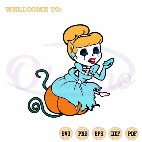 cinderella-skeleton-halloween-pumpkin-svg-graphic-design-cutting-file