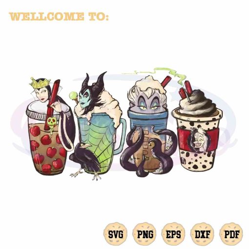 villains-latte-disney-character-coffee-png-sublimation-designs-file