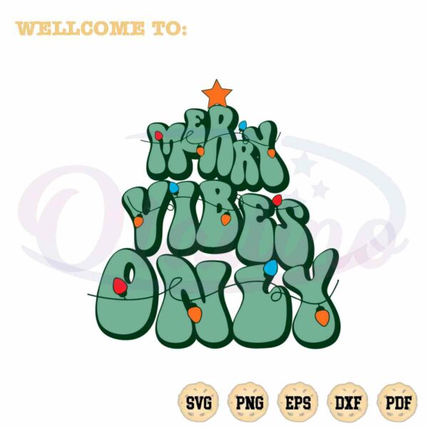 merry-vibes-only-christmas-tree-svg-graphic-design-cutting-file