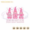 gnome-one-fights-alone-svg-pink-ribbon-breast-cancer-digital-files
