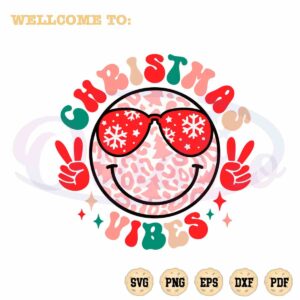 christmas-vibes-smile-face-leopard-svg-graphic-designs-files