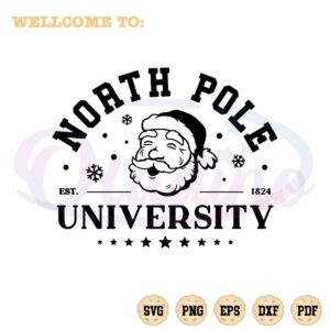 north-pole-university-christmas-santa-claus-svg-svg-files-silhouette