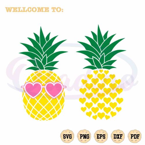 pineapple-pink-heart-glasses-svg-files-for-cricut-sublimation-files