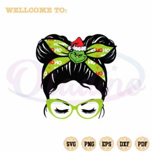 grinch-headband-messy-bun-christmas-svg-cutting-digital-file