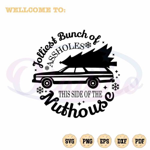 jolliest-bunch-of-assholes-svg-christmas-vacation-cutting-files