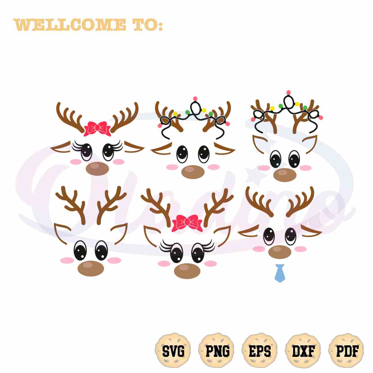 reindeer-christmas-lights-on-antlers-svg-little-deer-face-cutting-files