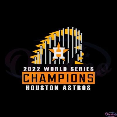 Houston Astros Championship 2022 World Series Svg Cutting Files