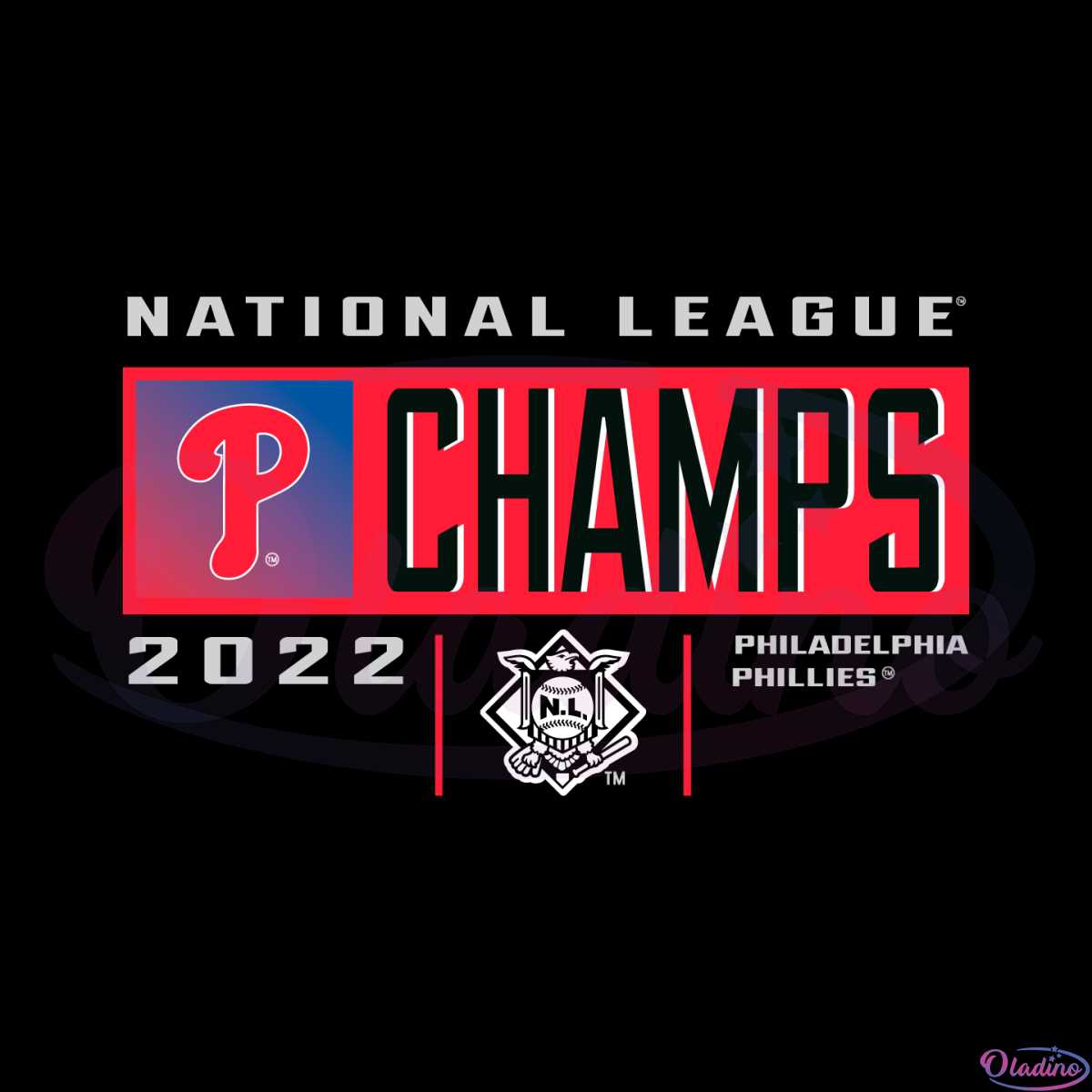 National League Champions Philadelphia Baseball 2022 SVG Digital File