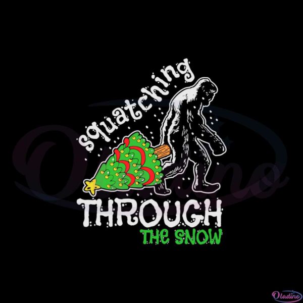 bigfoot-squatching-through-the-snow-merry-christmas-svg