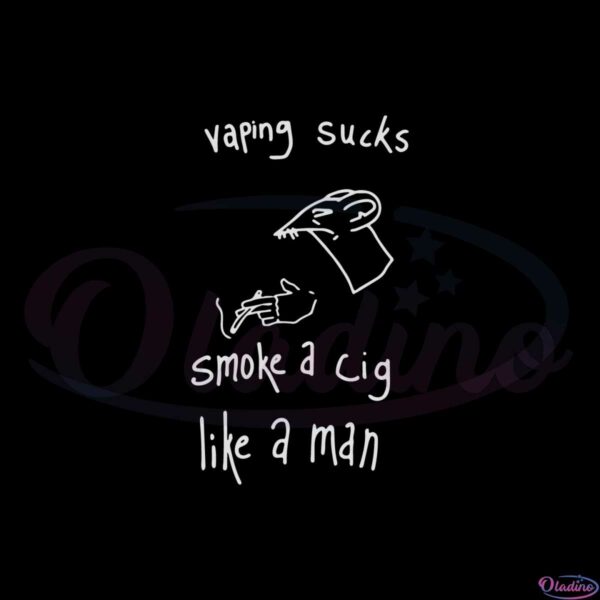 vaping-sucks-smoke-a-cigarette-like-a-man-svg-cutting-files