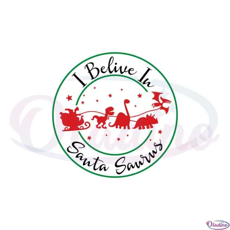 i-believe-in-santa-saurus-svg-for-cricut-sublimation-files