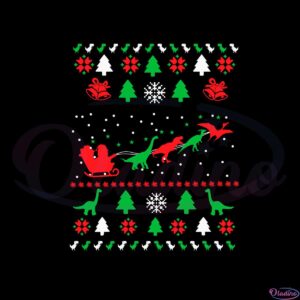 dinosaur-ugly-christmas-sweater-christmas-dinosaur-svg