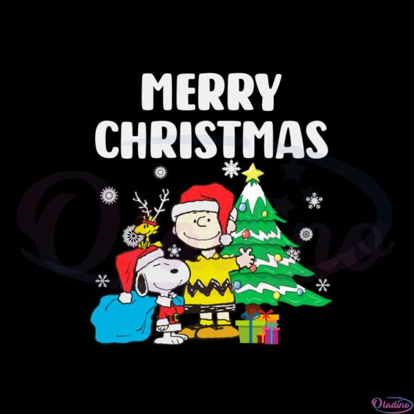 merry-christmas-snoopy-santa-and-friends-svg-cutting-files