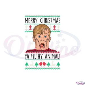 merry-christmas-ya-filthy-animal-ugly-sweater-svg-cutting-files