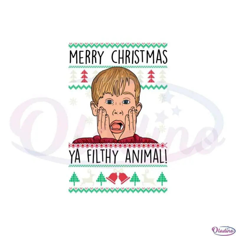 merry-christmas-ya-filthy-animal-ugly-sweater-svg-cutting-files