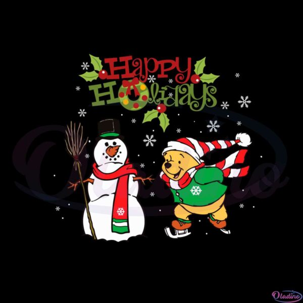 happy-holidays-from-winnie-the-pooh-svg-graphic-designs-files