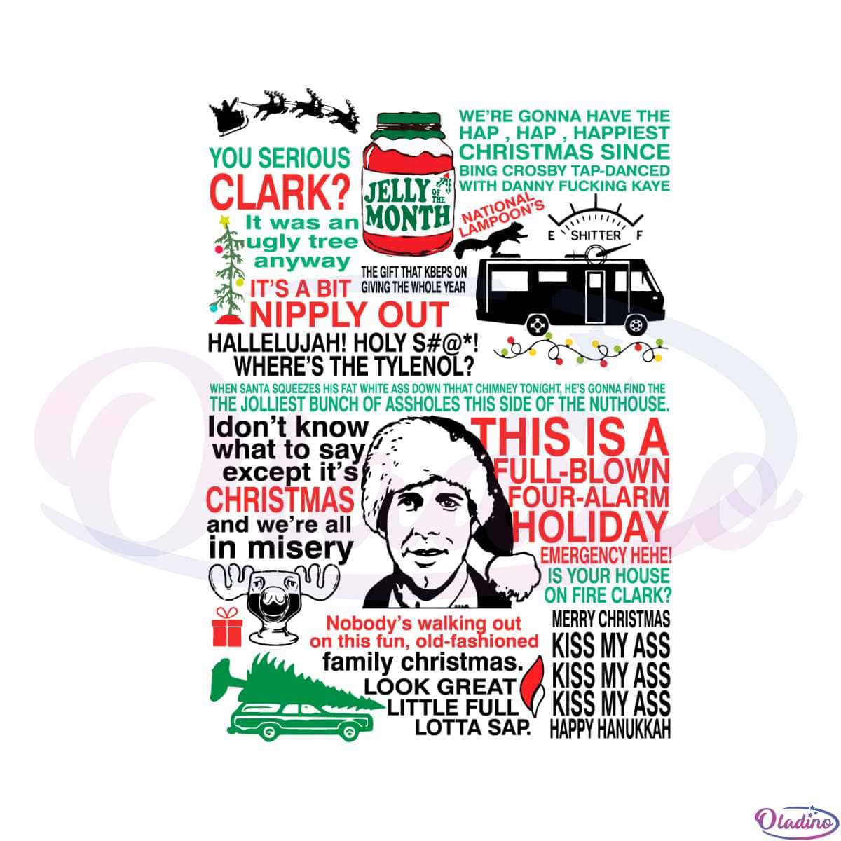 National Lampoon’s Christmas Vacation You Serious Clark Svg